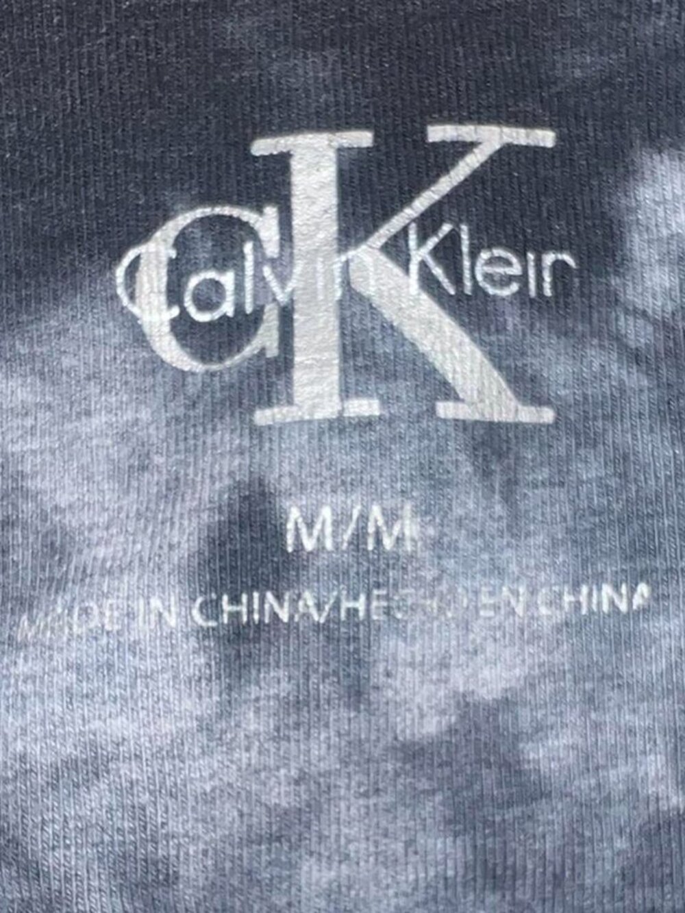 Calvin Klein Black Tie Dye Athletic Leggings - Picture 4 of 4
